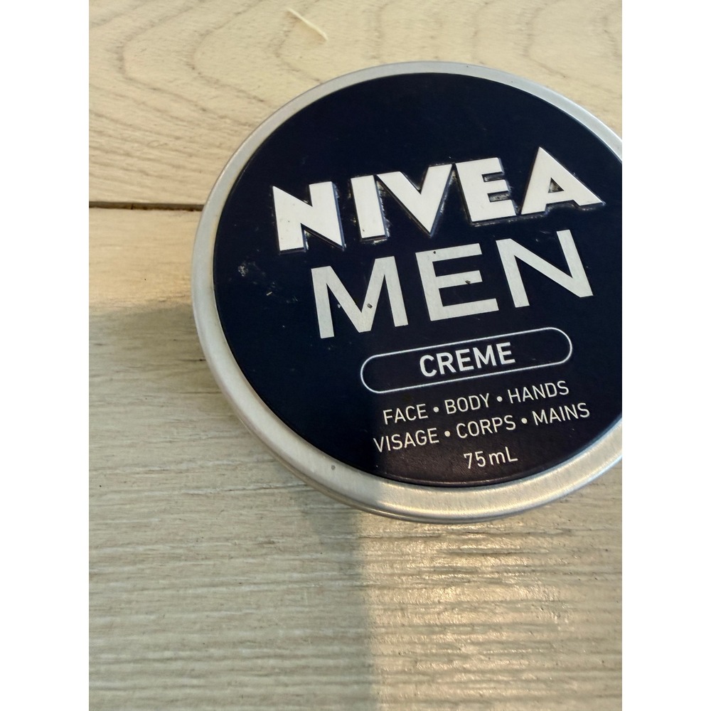 Nivea Men Creme Face Body Hands Moisturizer 75mL Tin New Sealed